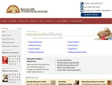 Tablet Screenshot of angellstreetpsychiatry.com